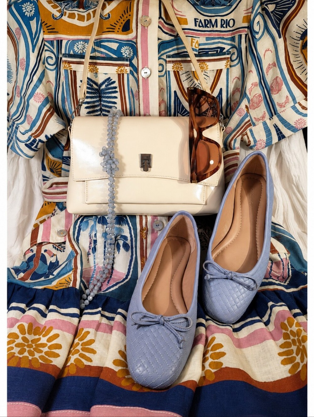 A9Nine Cream Patent Convertible Crossbody Handbag NWT